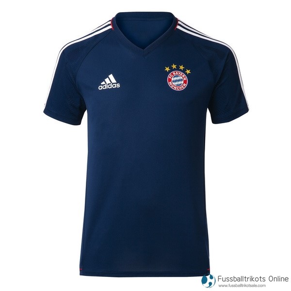 Bayern München Training Shirts 2017-18 Blau Fussballtrikots Günstig
